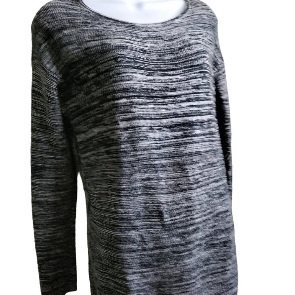 (333)Ellen Tracy Women's Marked Knit Boat Neck Pullover Sweater Size M - Picture 2 of 5